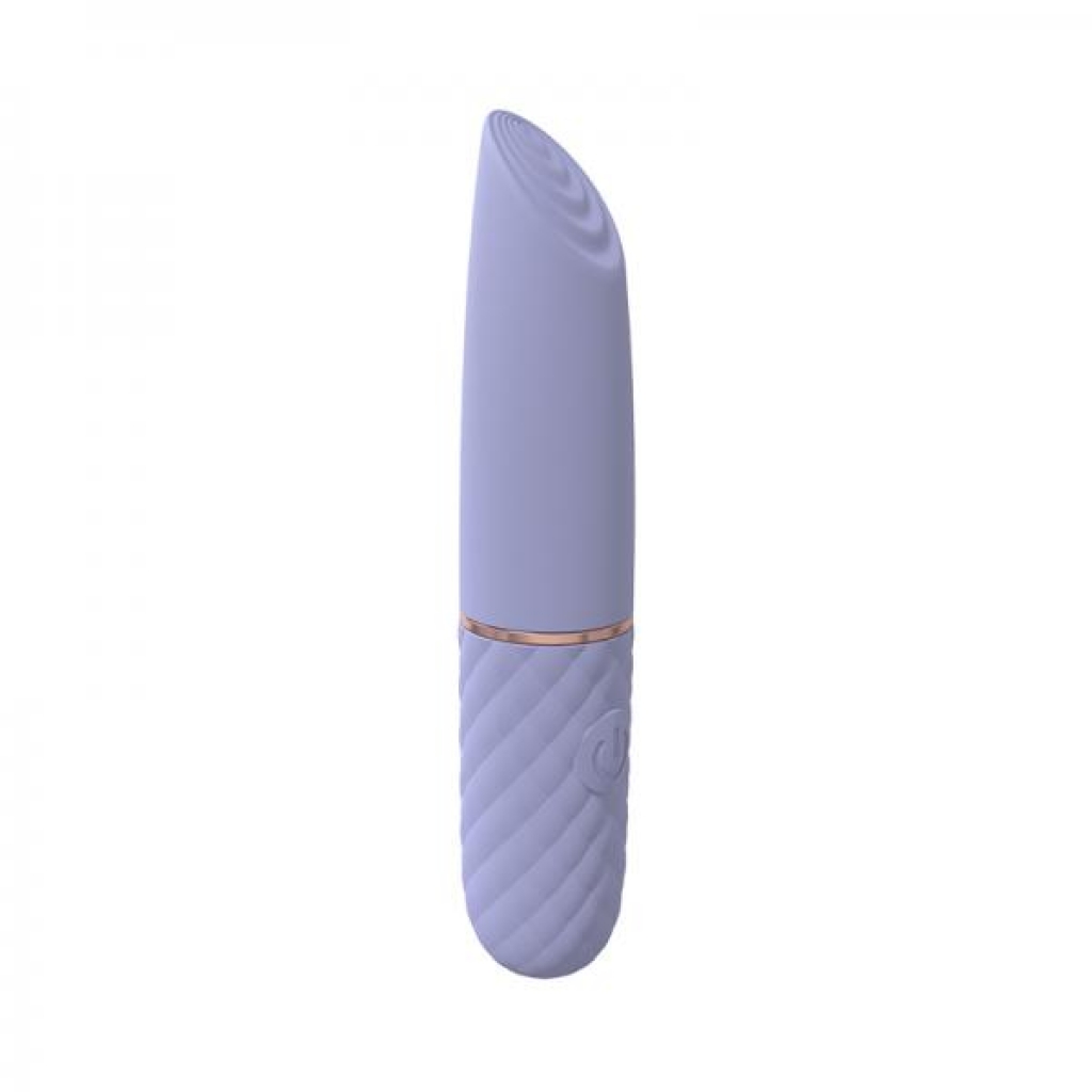 Loveline Beso 10 Speed Vibrating Mini-lipstick Silicone Rechargeable Waterproof Lavender - Shots America Llc