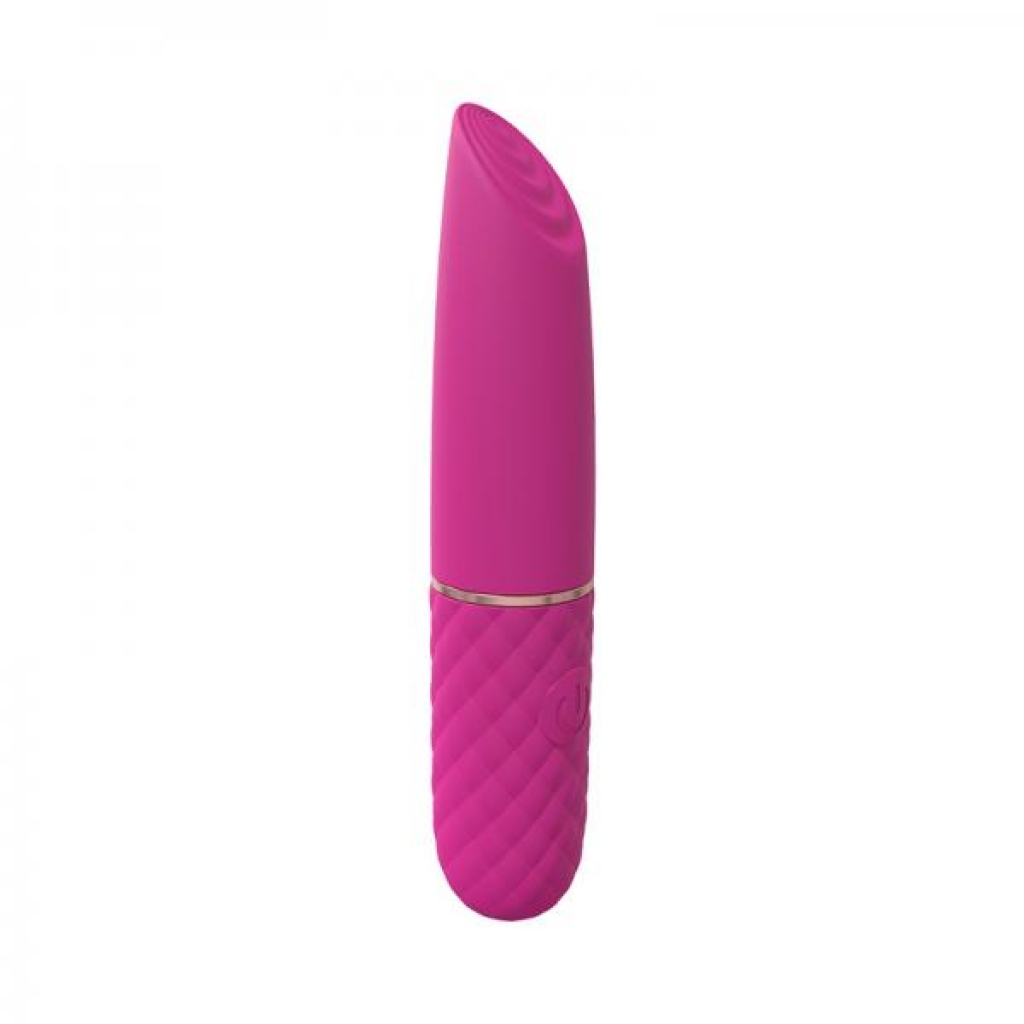 Loveline Beso 10 Speed Vibrating Mini-lipstick Silicone Rechargeable Waterproof Pink - Shots America Llc