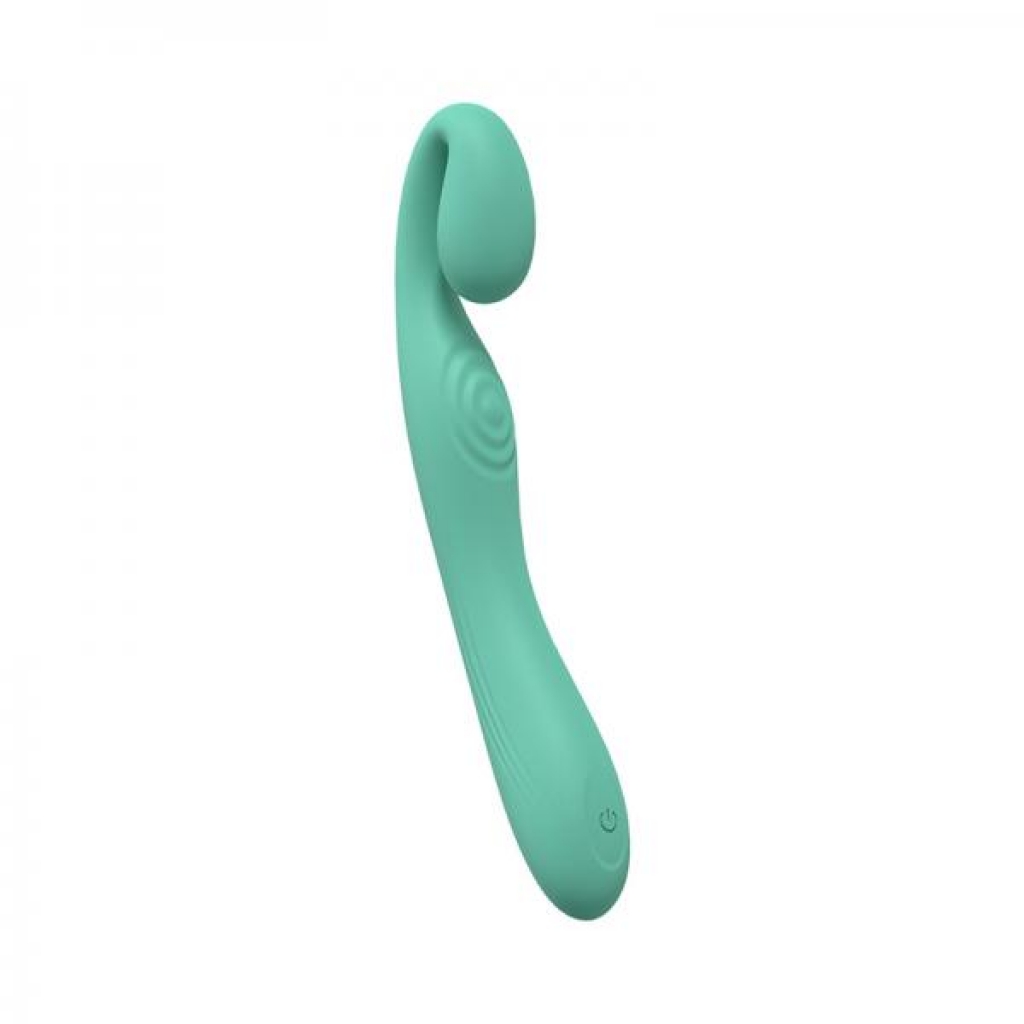 Loveline Obsession 10 Speed Dual Motor Vibe Sealed Silicone Rechargeable Submersible Green - Shots America Llc