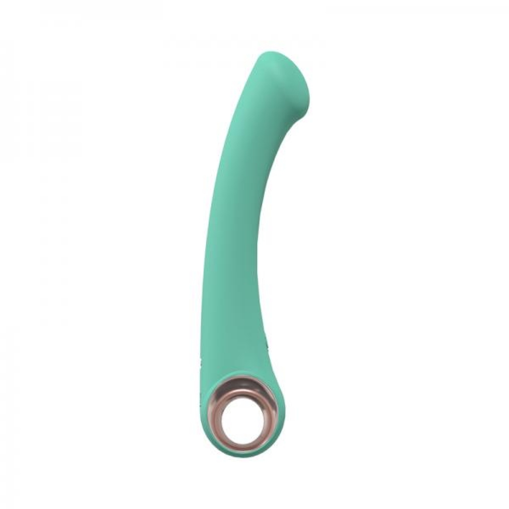 Loveline Luscious 10 Speed G-spot Vibe Silicone Rechargeable Waterproof Green - Shots America Llc