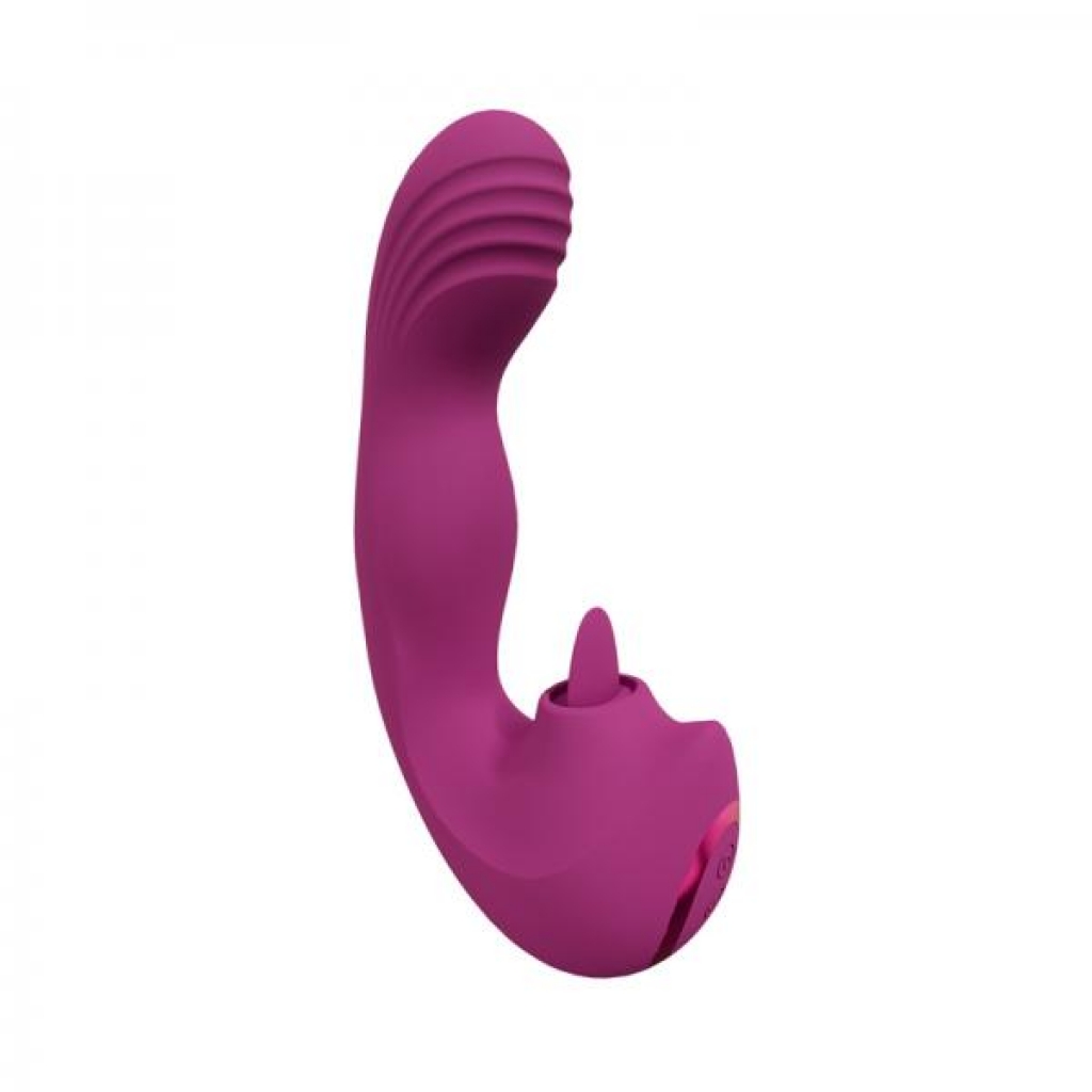 Vive Yuki Rechargeable Dual Motor G-spot Vibrator With Massaging Beads Pink - Shots America Llc