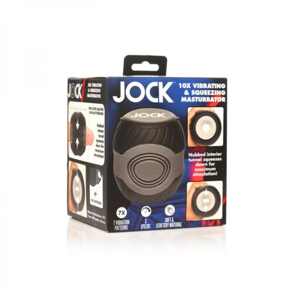 Jock 10x Vibrating Double Masturbator - Curve Novelties