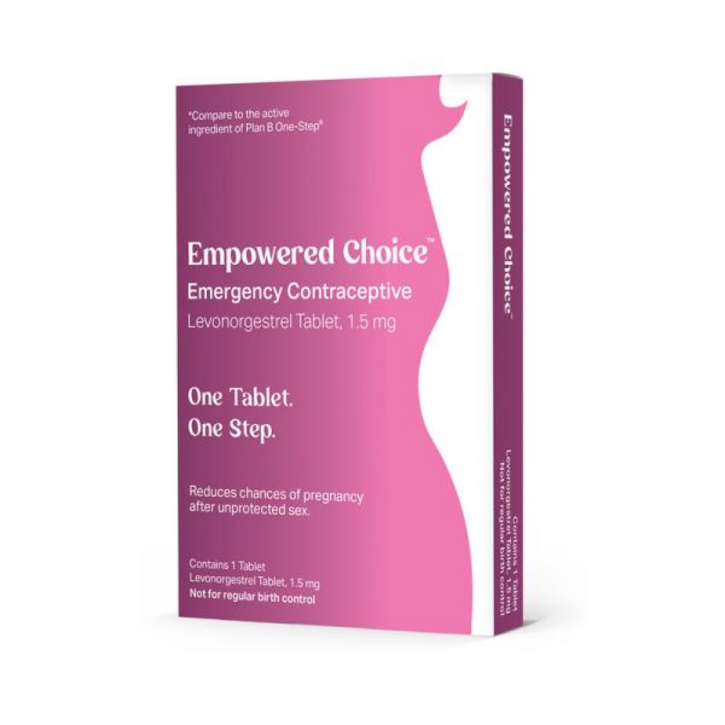 Versa Empowered Choice Emergency Contraception Single Levonorgestrel 1.5 Mg Tablet - Doc Johnson