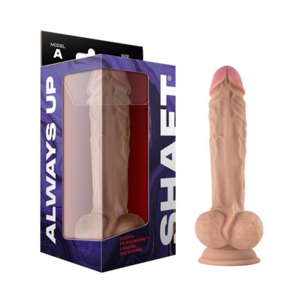 Shaft Model A Liquid Silicone 10.5 In. Dildo With Balls Pine - Vvole