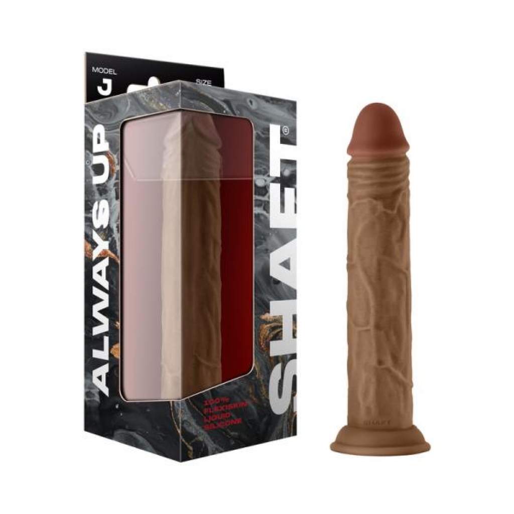 Shaft Model J Liquid Silicone 9.5 In. Dildo Oak - Vvole