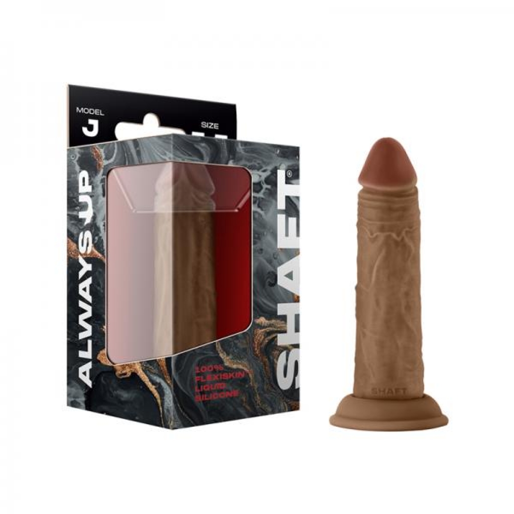 Shaft Model J Liquid Silicone 5.5 In. Dildo Oak - Vvole