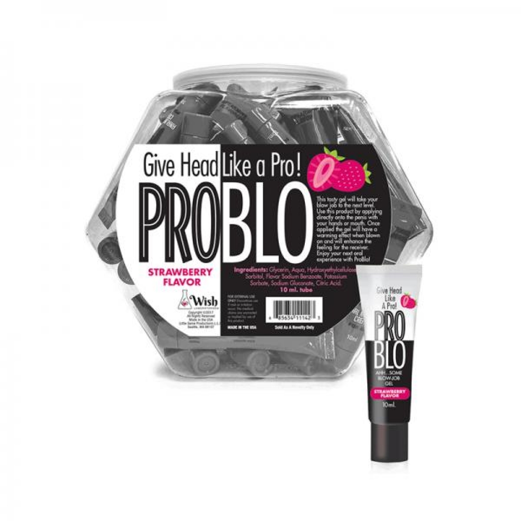 Pro Blo Strawberry 10 Ml 65-piece Fishbowl - Little Genie Productions