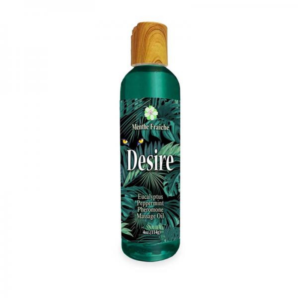 Desire Pheromone Infused Massage Oil - Eucalyptus/Peppermint