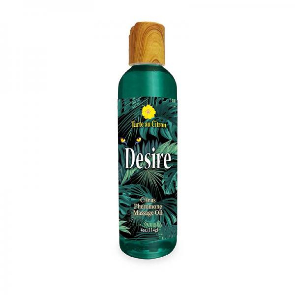 Desire Pheromone Massage Oil Citrus - 4 oz.