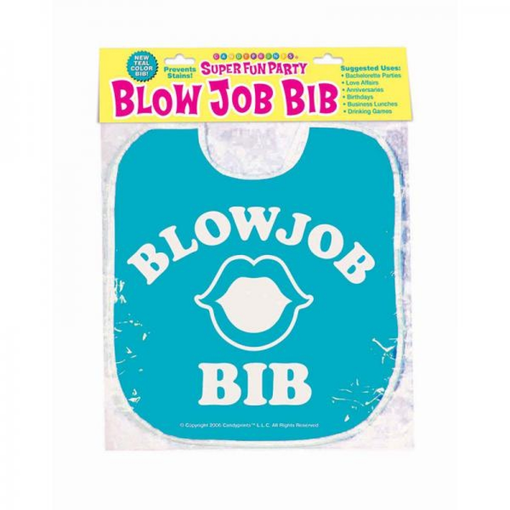 Blow Job Bib Teal - Little Genie Productions