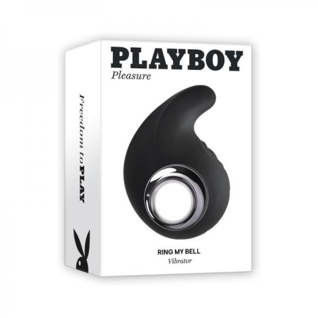 Playboy Ring My Bell Rechargeable Vibrator - Dual Stimulation Delight