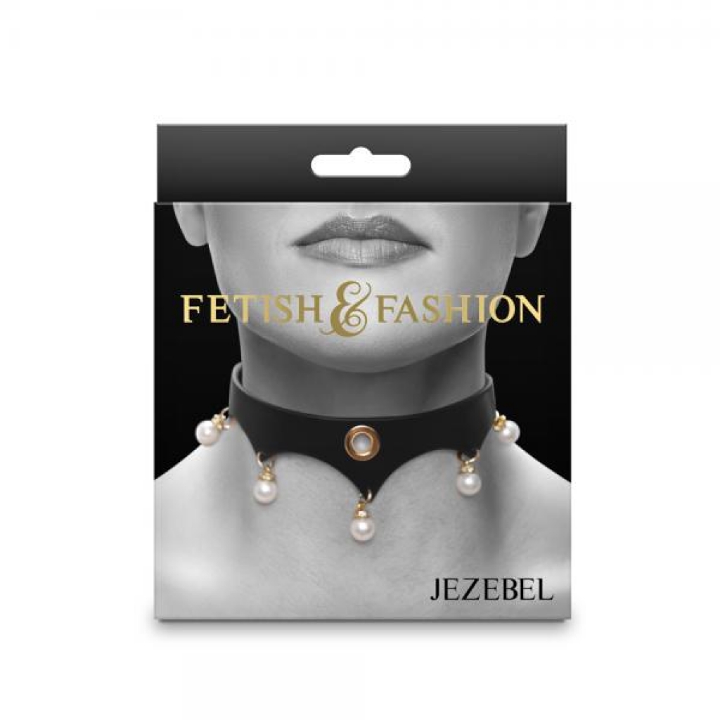 Fetish & Fashion Jezebel Collar Black - Ns Novelties