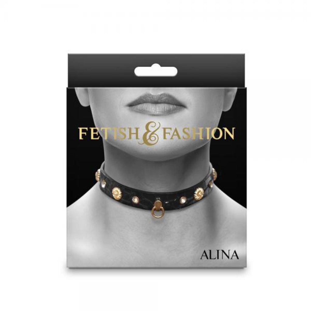 Fetish & Fashion Alina Collar Black - Ns Novelties