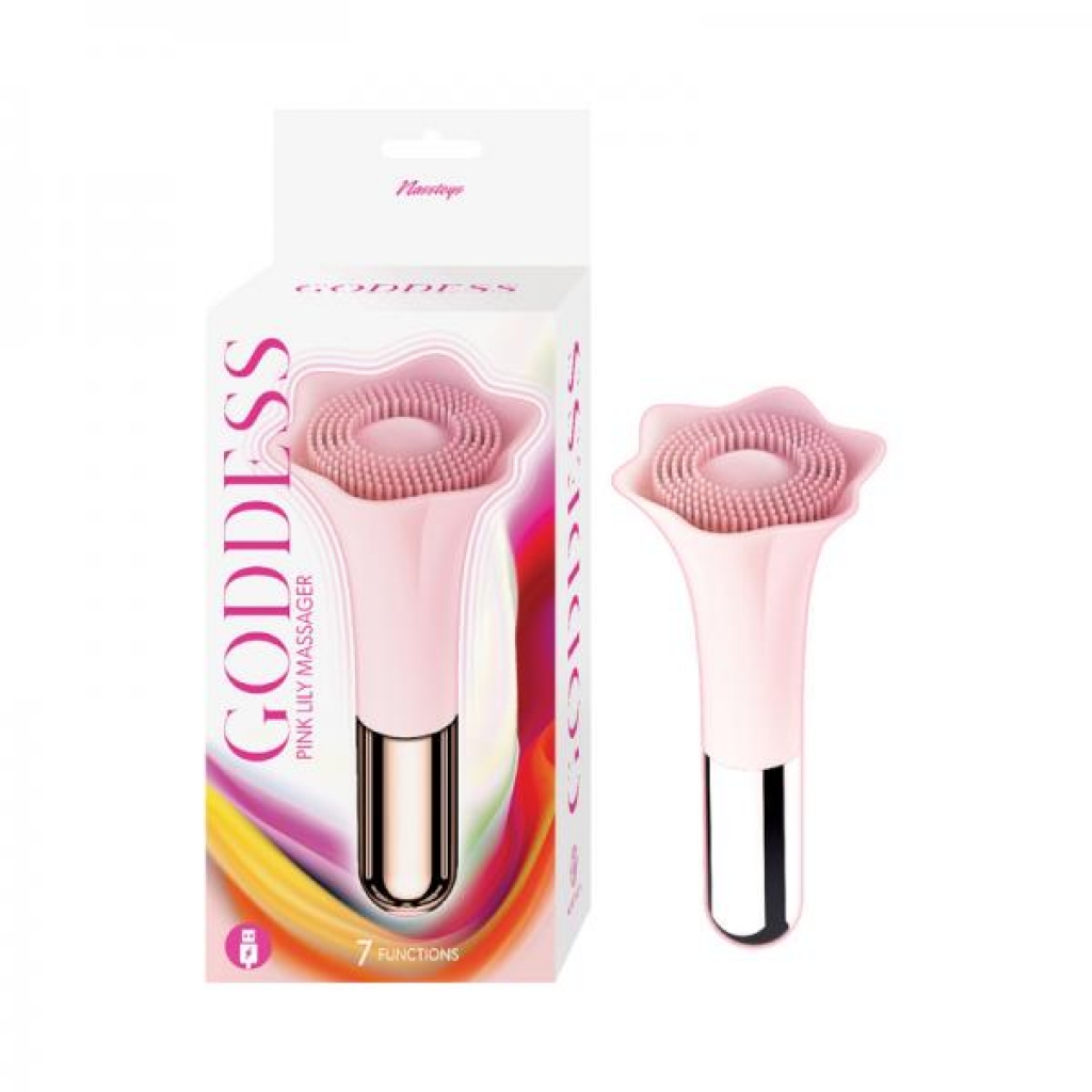 Goddess Pink Lily Massager Pink - Nasstoys