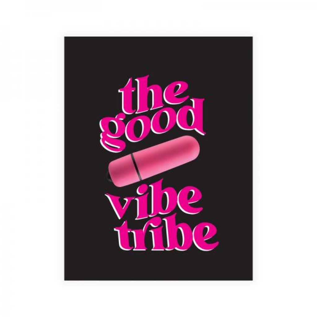 Naughty Vibes Good Vibe Tribe Greeting Card - Rock Candy