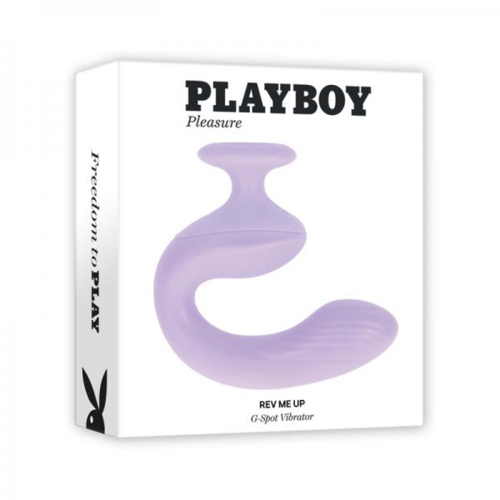 Playboy Rev Me Up Rechargeable G-Spot Vibrator - Opal