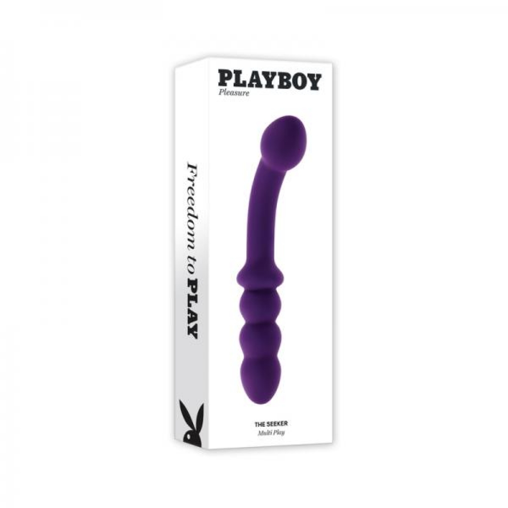 Playboy The Seeker Rechargeable Dual Ended Silicone Vibrator - Evolved Novelties