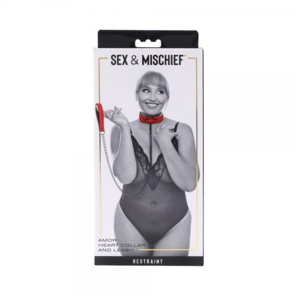 Sportsheets Sex & Mischief Amor Collar And Leash - Sportsheets International Inc