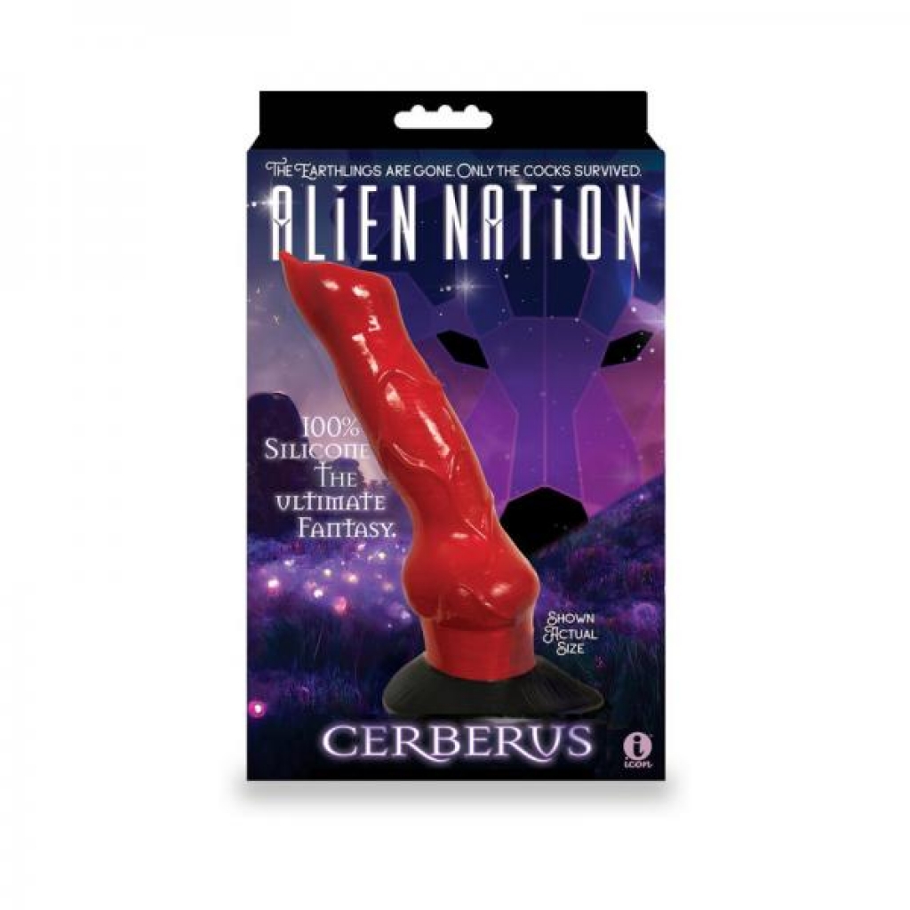 Aliennation Cerberus 8 In. Silicone Dildo - Icon Brands Inc.