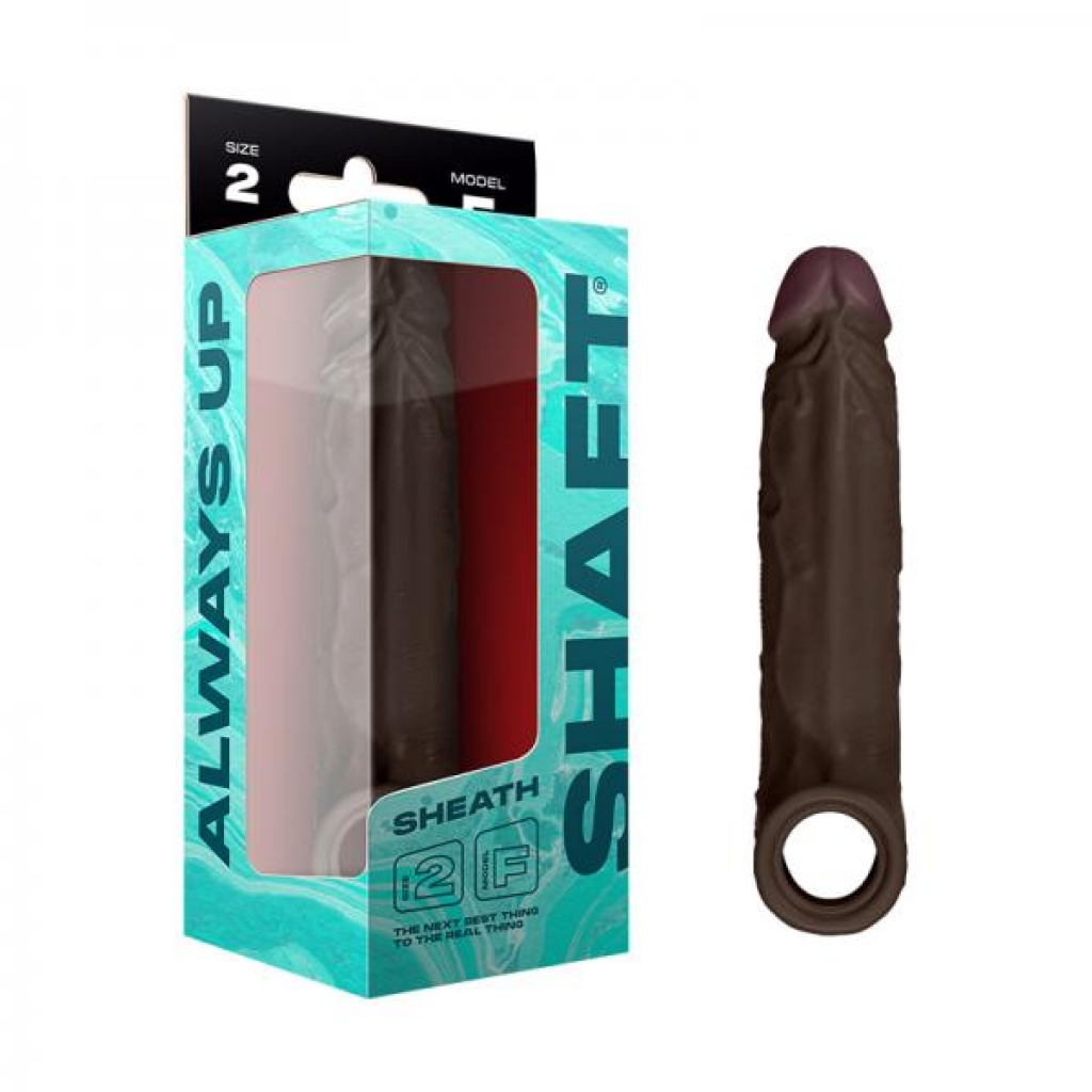 Shaft Model F: Realistic Mahogany Sheath Dildo 8.8 Inches