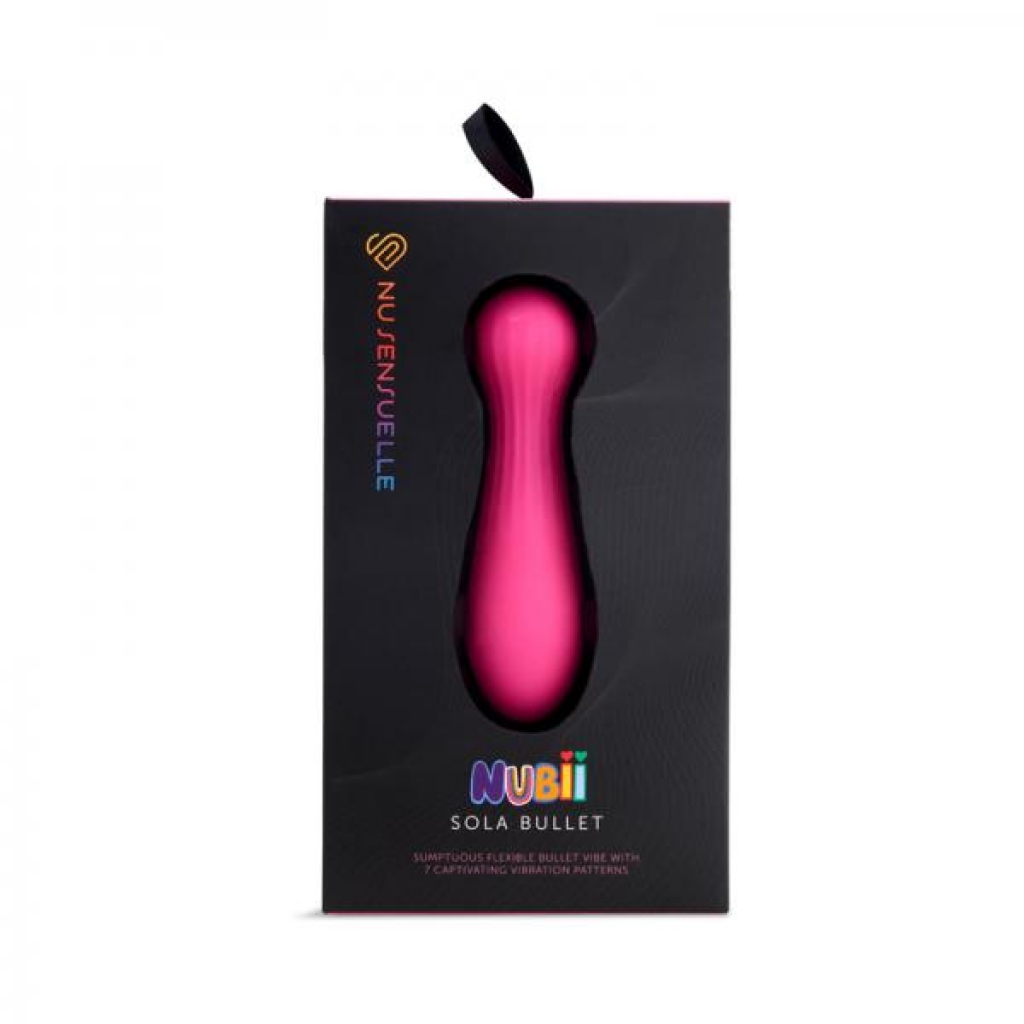 Nu Sensuelle Sola Nubii Flexible Bullet Pink - Novel Creations Usa Inc. Nu Sensuelle