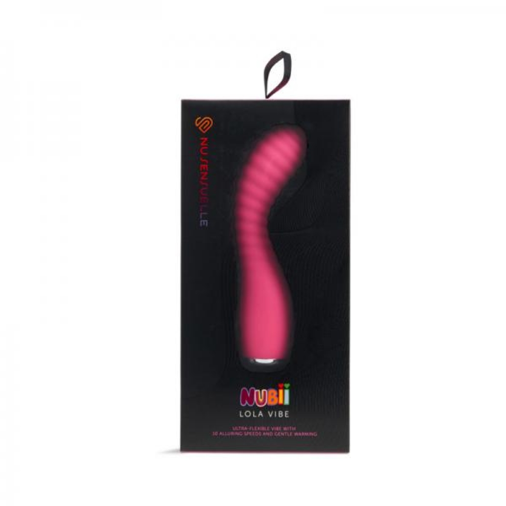 Nu Sensuelle Lola Nubii Flexible Warming Vibe Pink - Novel Creations Usa Inc. Nu Sensuelle