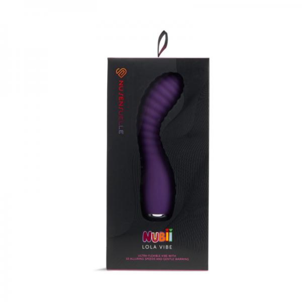 Nu Sensuelle Lola Nubii Flexible Warming Vibe Purple - Novel Creations Usa Inc. Nu Sensuelle