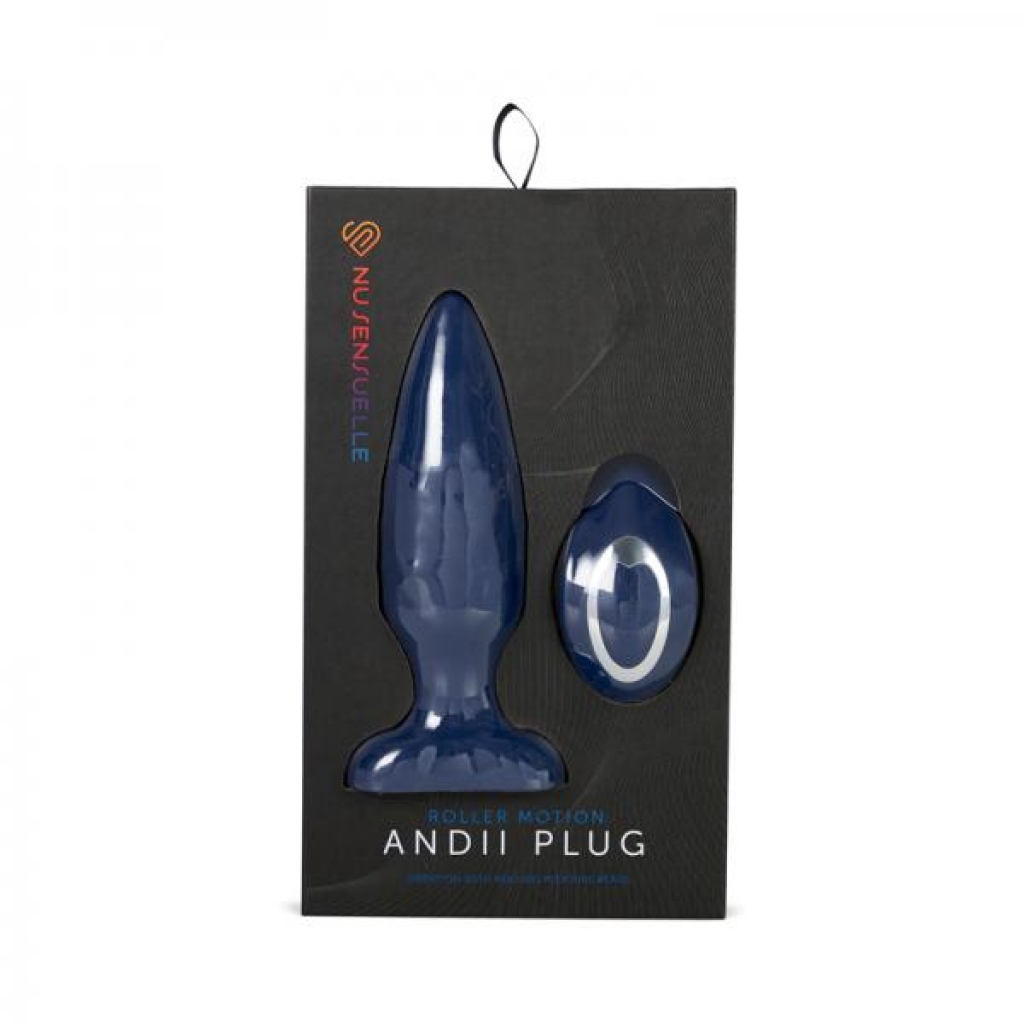 Nu Sensuelle Andii Roller Motion Plug Navy - Novel Creations Usa Inc. Nu Sensuelle