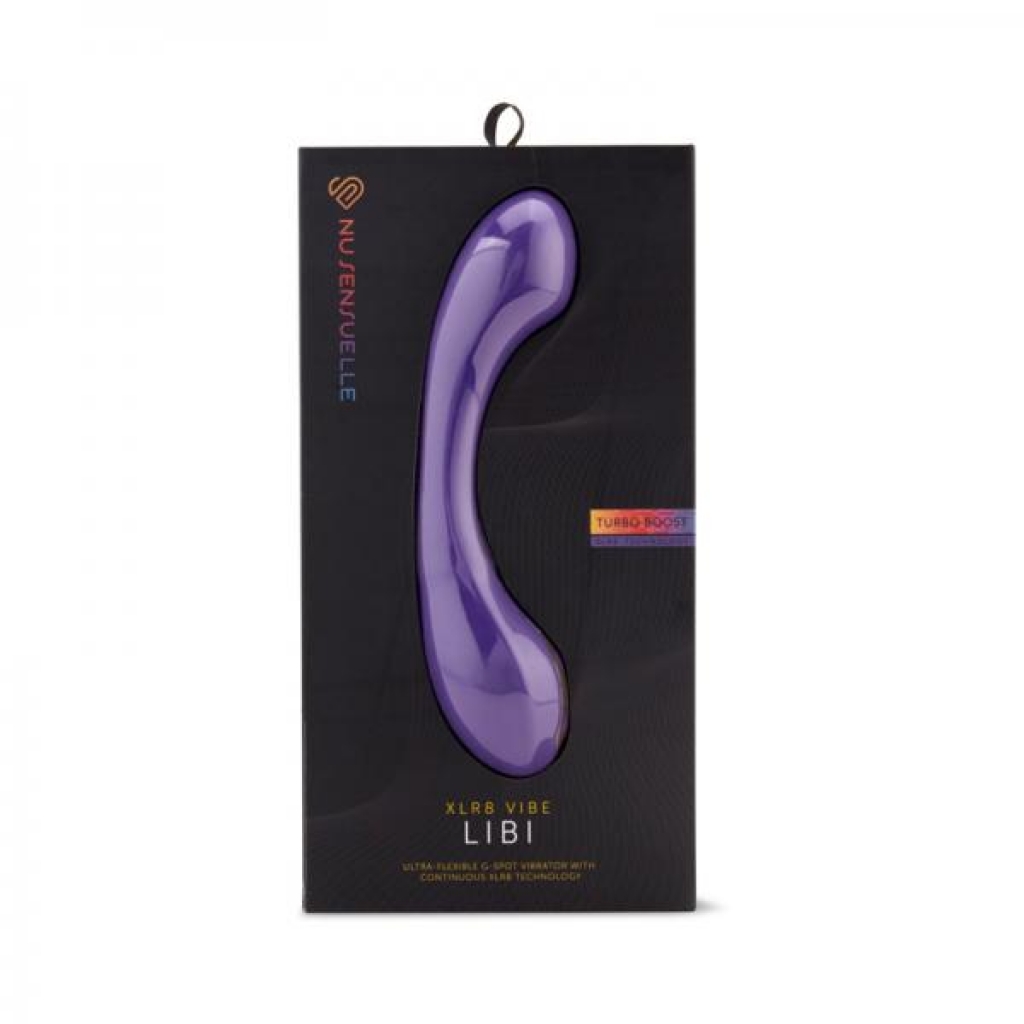 Nu Sensuelle Libi Xlr8 Flexible G-spot Vibe Deep Purple - Novel Creations Usa Inc. Nu Sensuelle