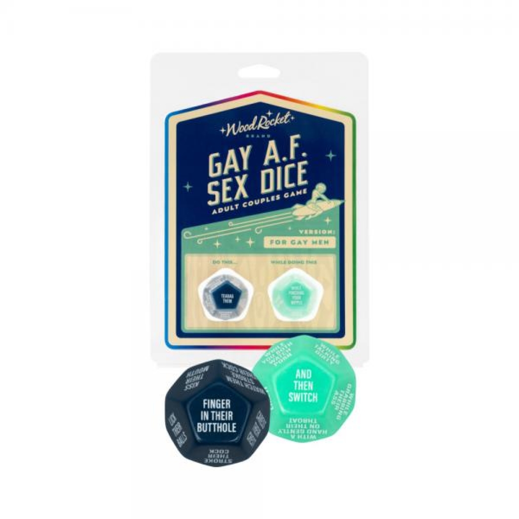 Gay Af Sex Dice: Gay Men - Wood Rocket Llc