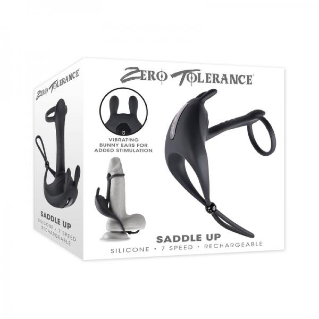 Zero Tolerance Saddle Up Rechargeable Vibrating C-ring & Girth Enhancer