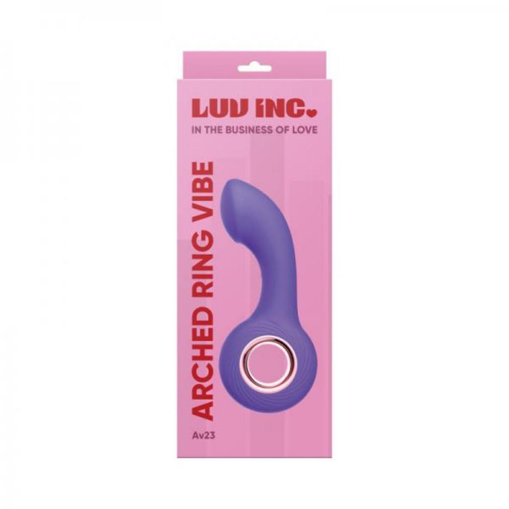 Luv Inc AV23: Arched Ring Vibe - Purple