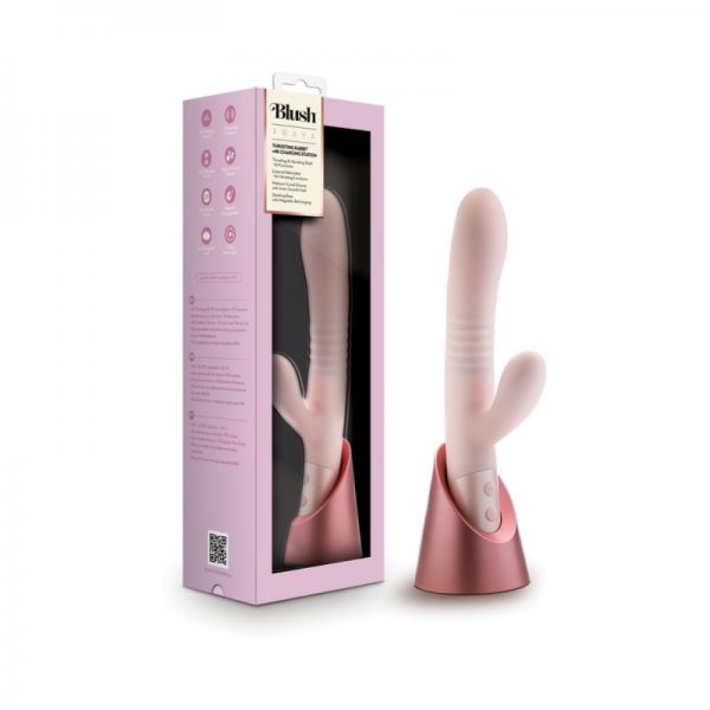 Blush Fraya Vibrating Rabbit - Pink