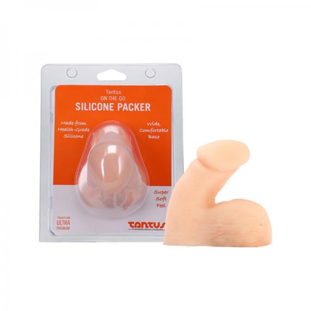 Tantus On The Go Silicone Packer Cream (clamshell) - Tantus Inc