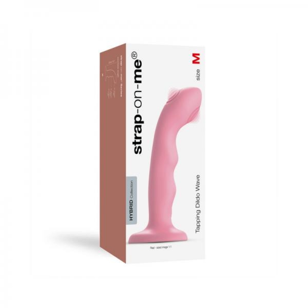 Strap-on-me Tapping Dildo Wave - Coral Pink