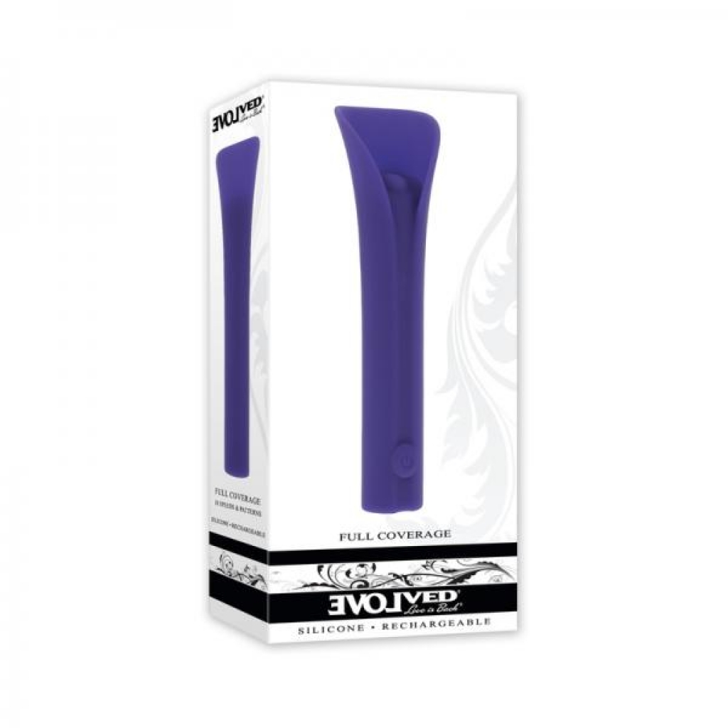 Evolved Full Coverage Rechargeable Bullet - Purple