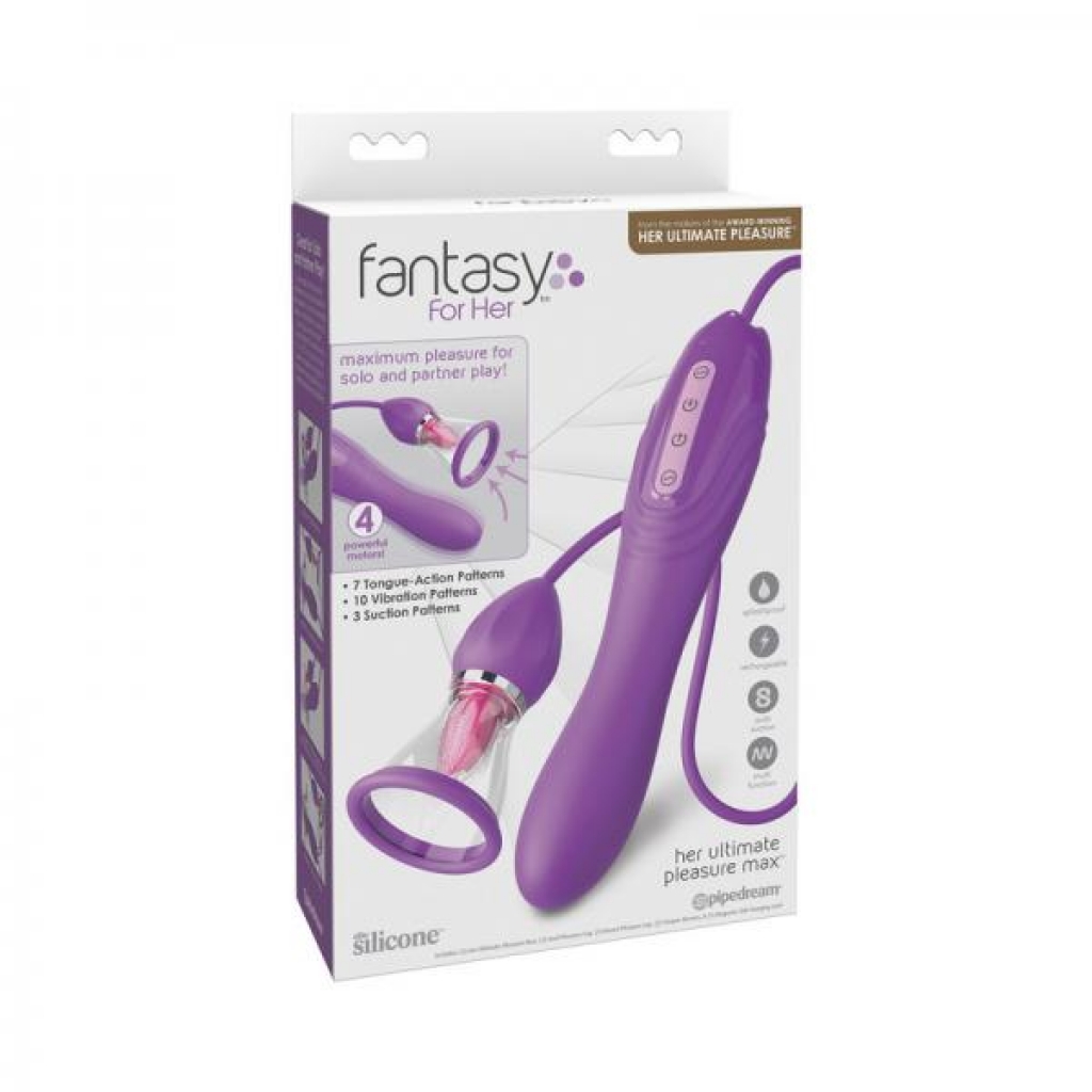 Fantasy For Her Her Ultimate Pleasure Max Purple - Pipedream Products