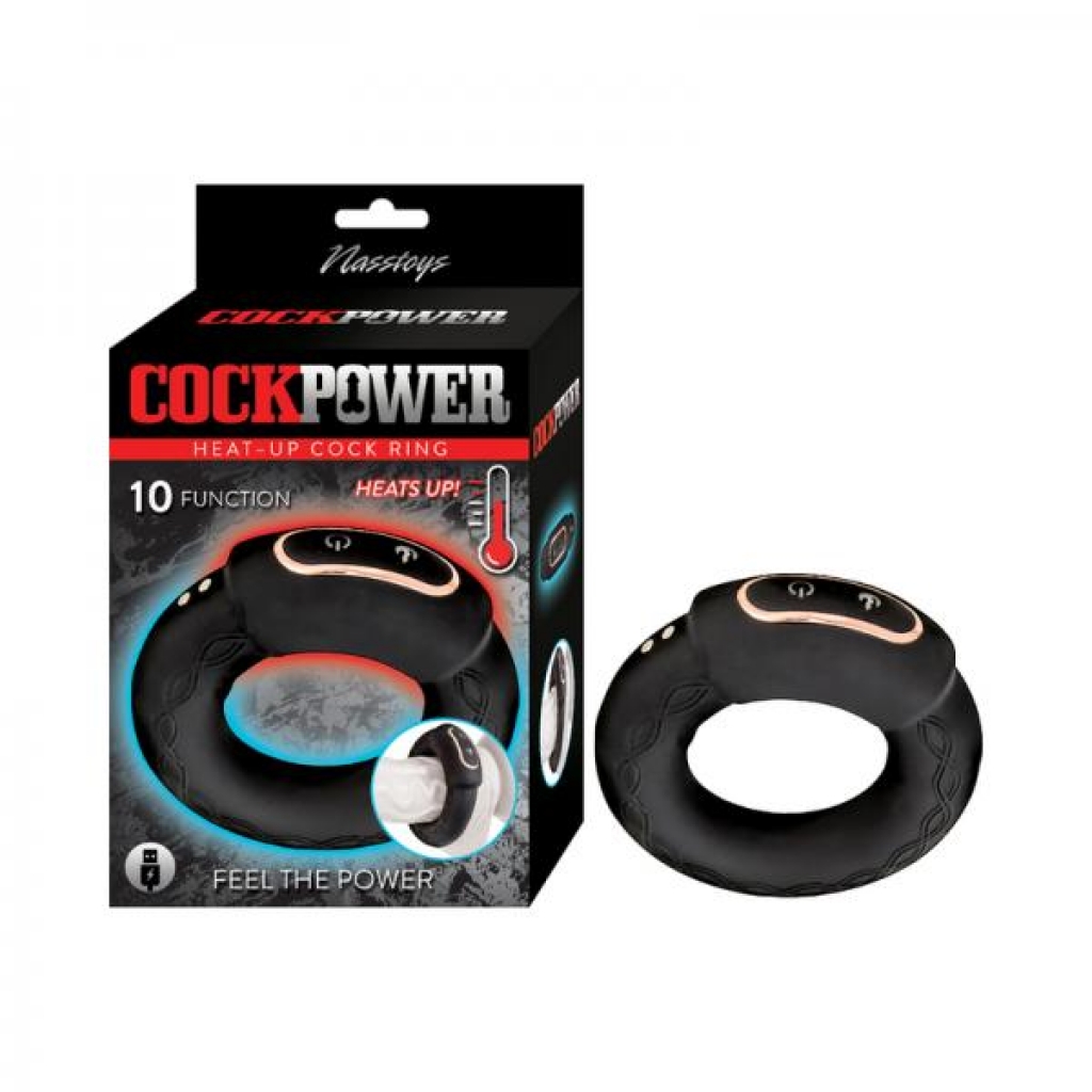 Cockpower Heat-Up Cock Ring - Innovative Pleasure Enhancer