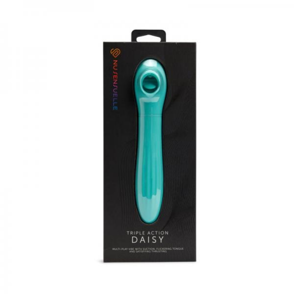 Nu Sensuelle Triple Action Daisy Electric Blue - Novel Creations Usa Inc. Nu Sensuelle