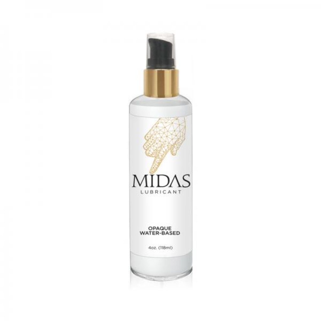 Midas Opaque Water-based Lubricant 4 Oz. - Little Genie Productions Llc