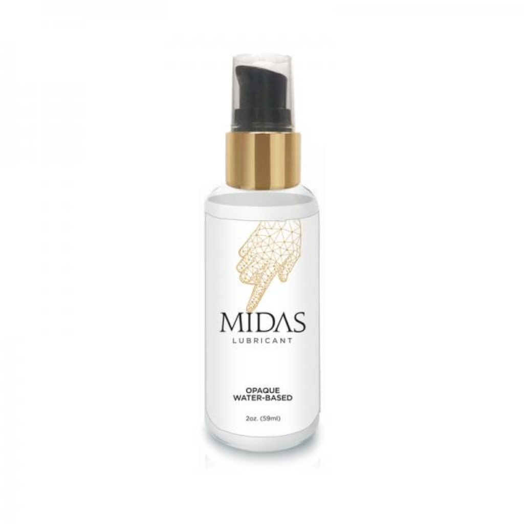 Midas Opaque Water-based Lubricant 2 Oz. - Little Genie Productions Llc