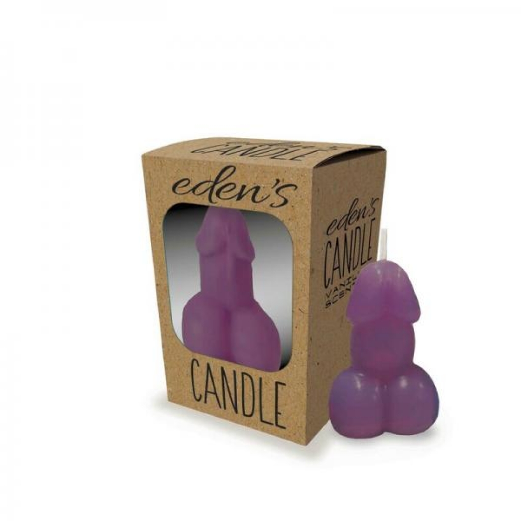 Eden's Penis Candle - Eggplant