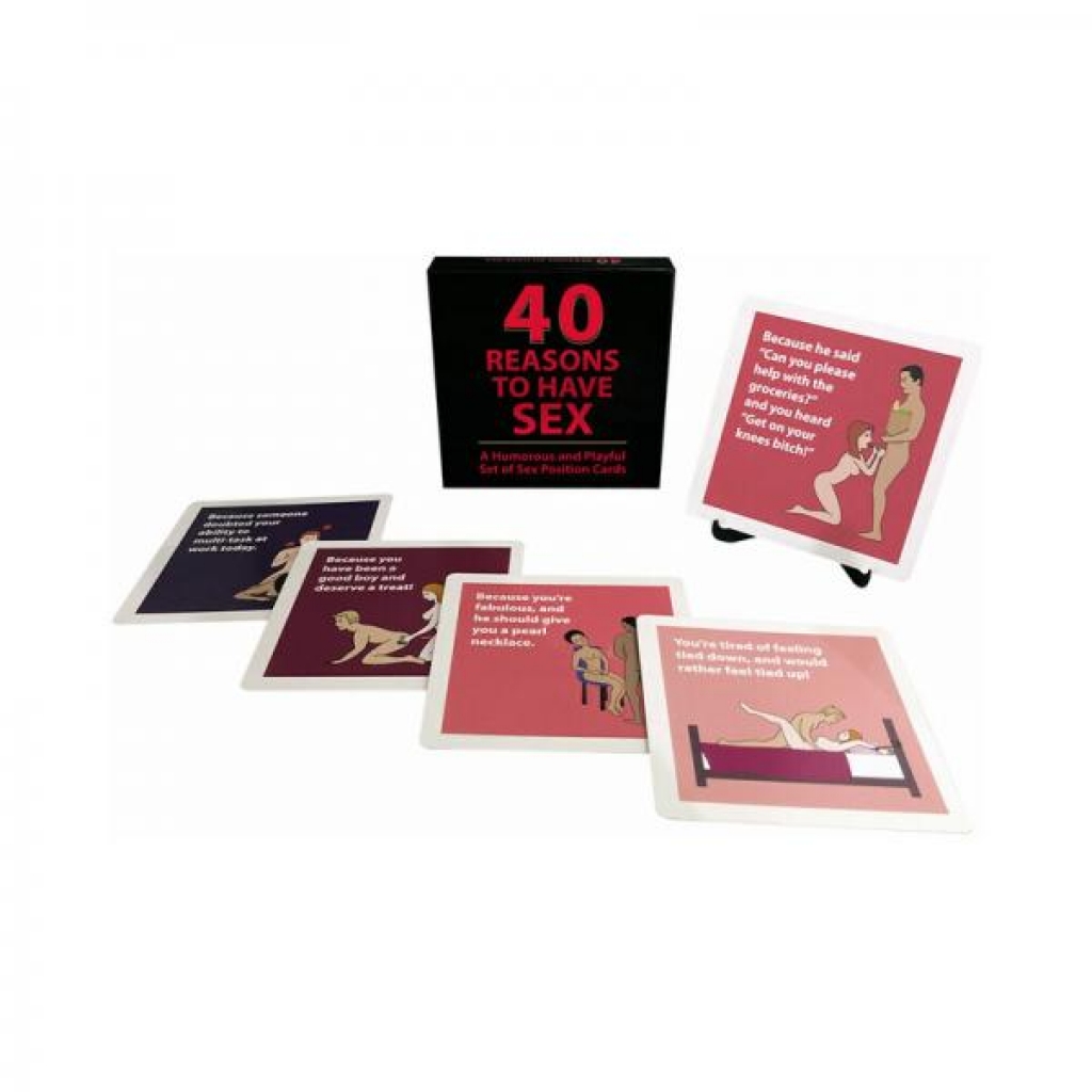 40 Reasons To Have Sex Cards - Kheper Games