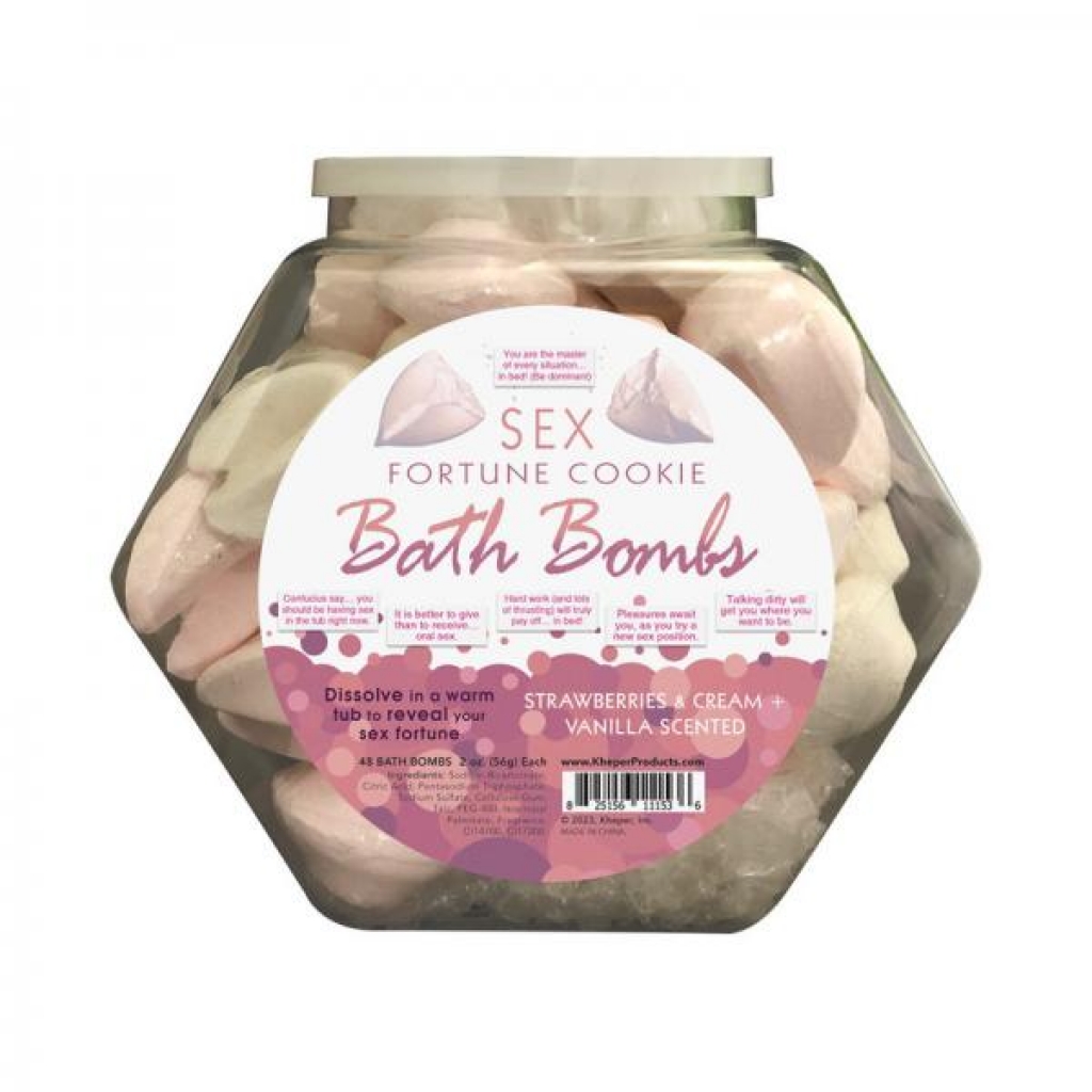 Sex Fortune Cookie Bath Bomb 48-piece Fishbowl - Kheper Games