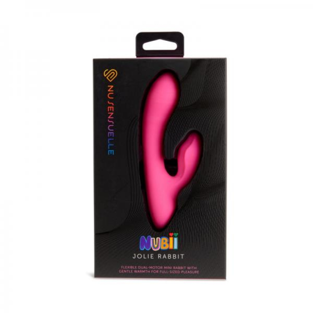 Nu Sensuelle Jolie Nubii Warming Mini Rabbit Pink - Novel Creations Usa Inc. Nu Sensuelle