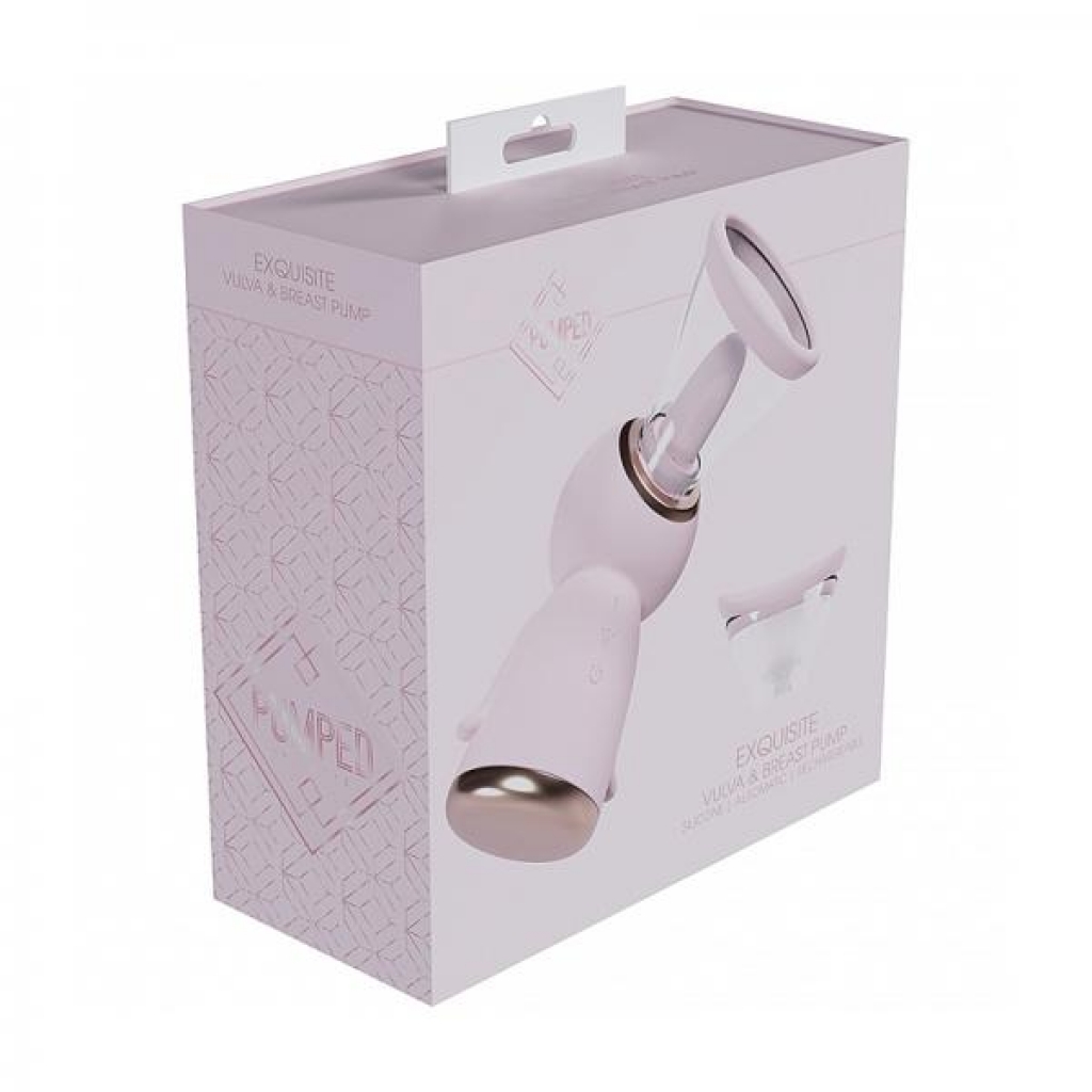 Pumped Automatic Rechargeable Vulva & Breast Pump - Pink