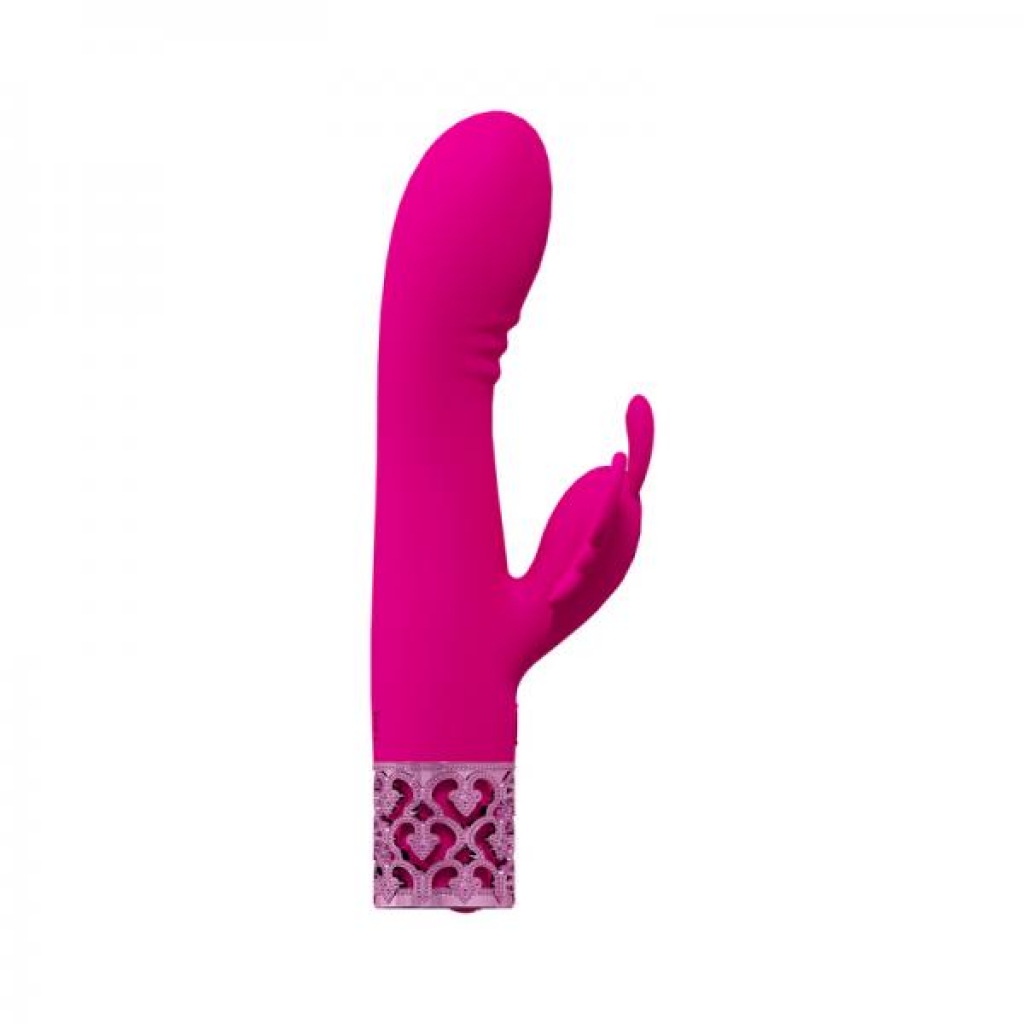 Royal Gems Monarch Silicone Rechargeable Vibrator Pink - Shots America Llc