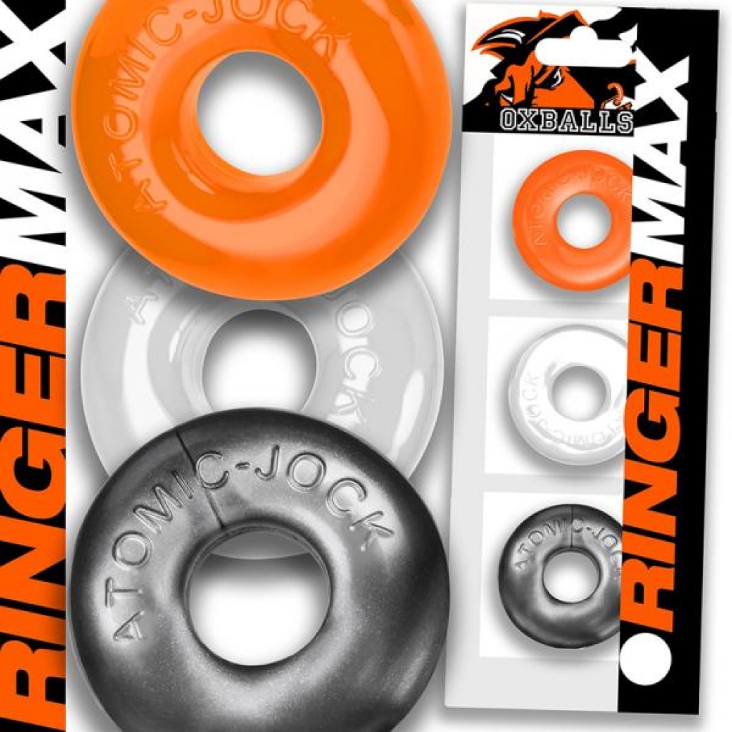 Oxballs Ringer Max 3-Pack - Clear Premium Rings