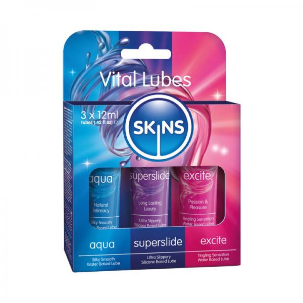 Skins Vital Sampler Tubes 12ml 3-pack - Creative Conceptions Llc