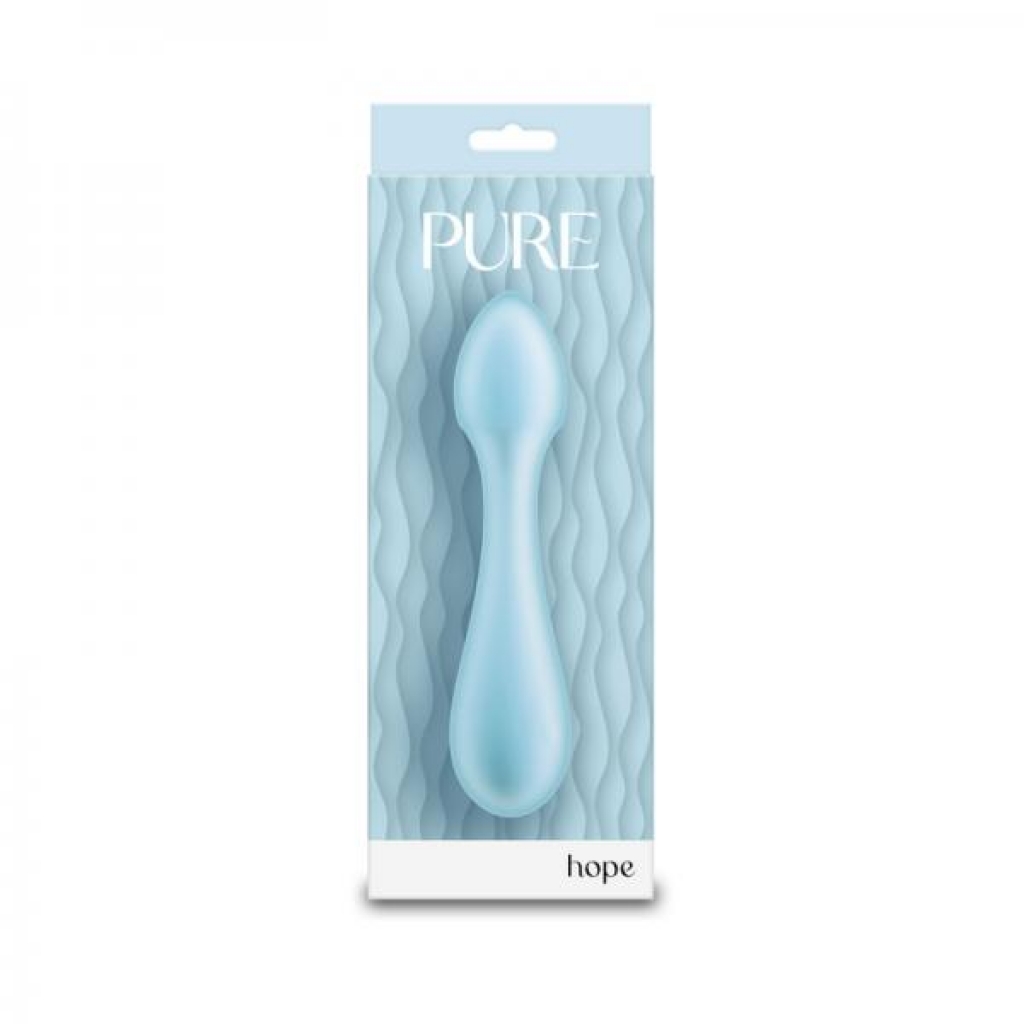 Pure Hope Vibrating Wand Blue - Ns Novelties